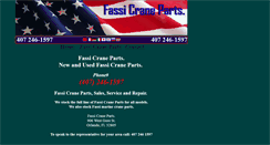Desktop Screenshot of fassicraneparts.com